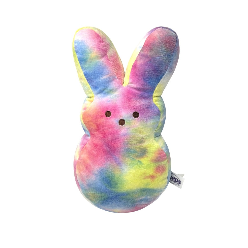 PEEPS Bunny Shape Marshmellow Plush Large 16.5" Tall Stuffed Animal Toy